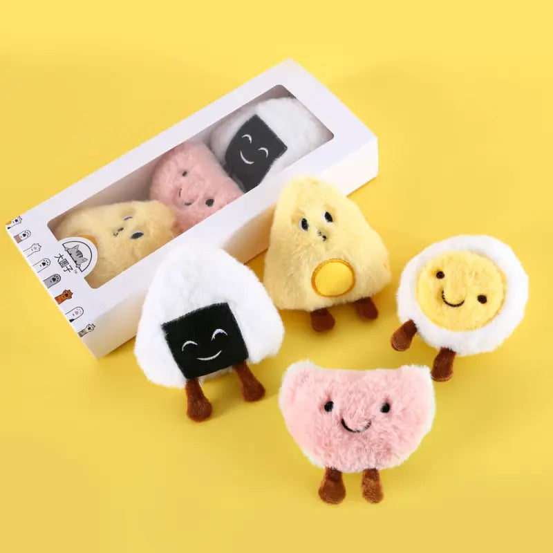 Peluches pour chat dans une boîte - stimule louïe, jouet pour chat, Mint Toy