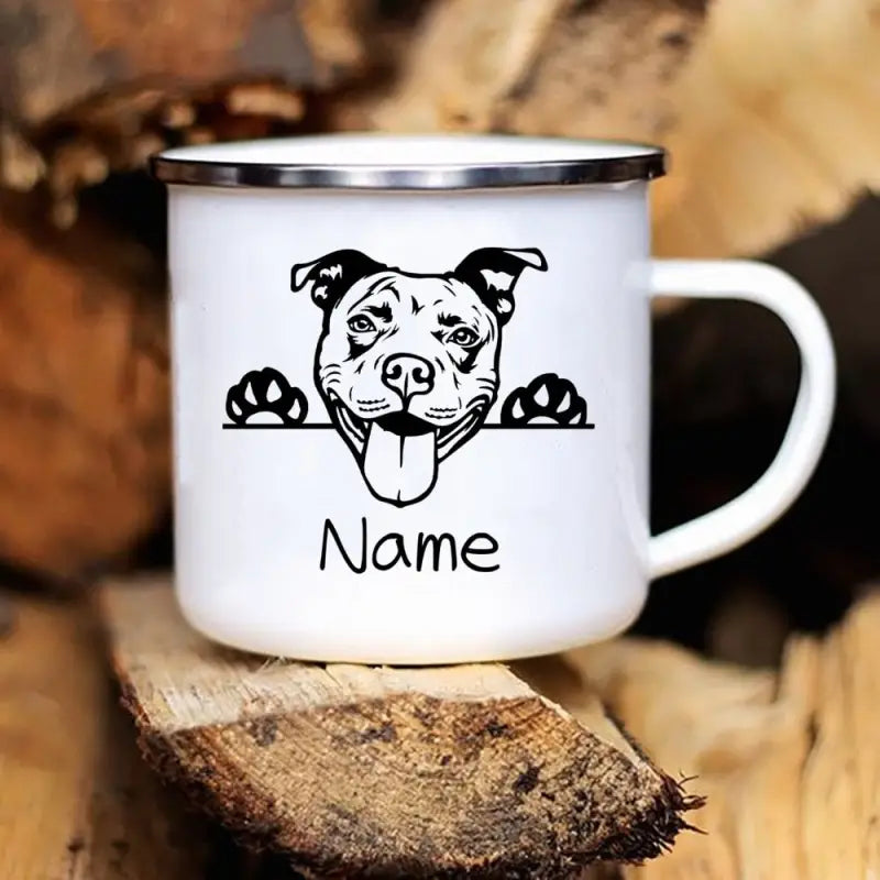Mug personnalisé pit dog - Mug personnalisé unique pour les amoureux des animaux - thèmes animaliers personnalisables