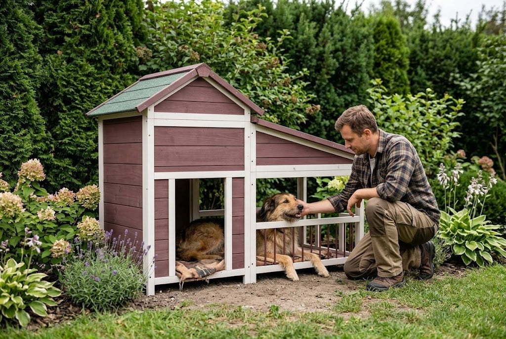 Votre chien a sa place attitrée au jardin