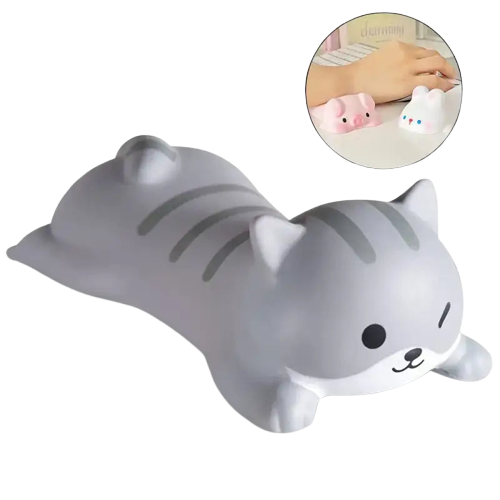 Repose Poignet Chat Mignon Pour Un Confort Geek Et Adorable Transparent Background