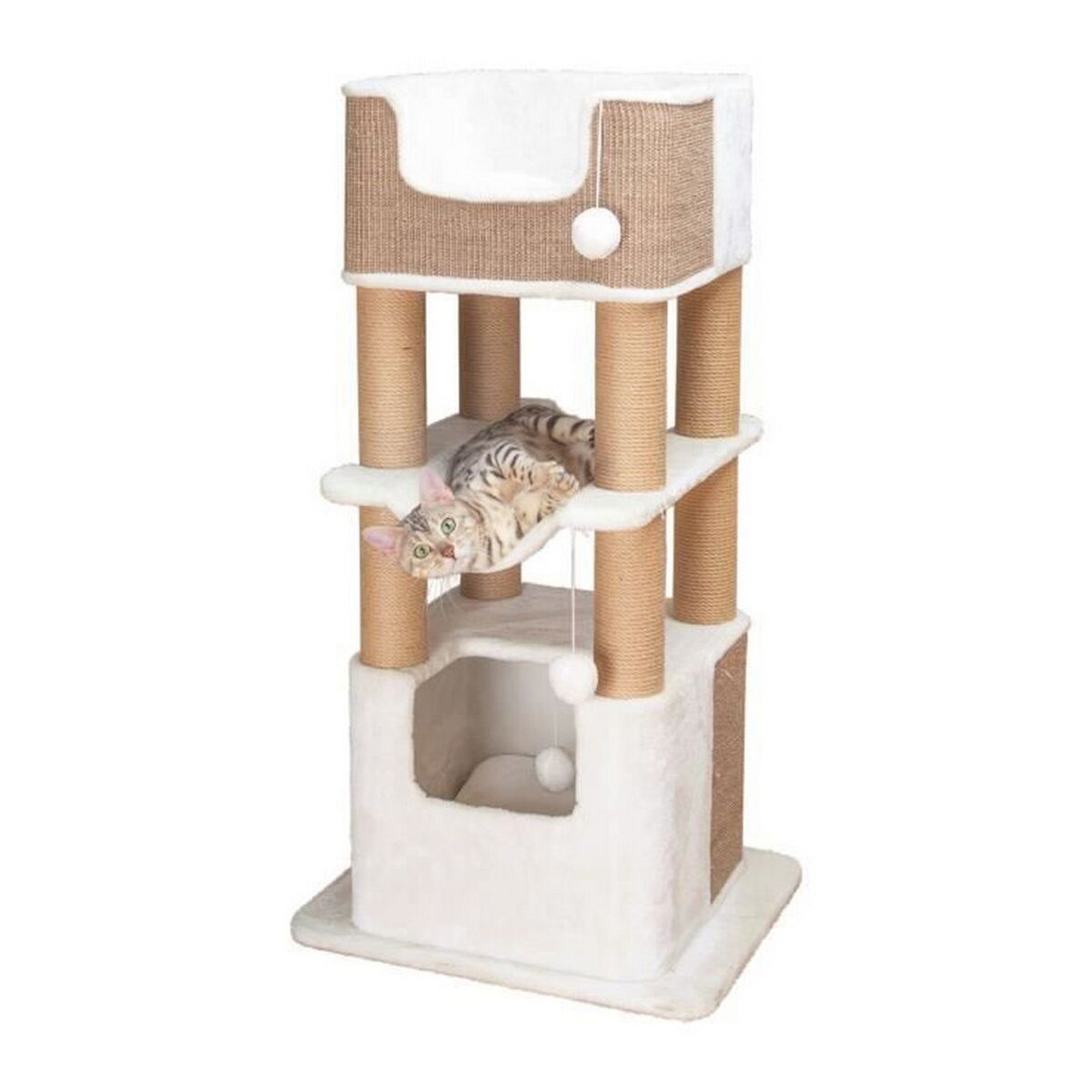 Arbre à Chat Design Blanc – vue 2
