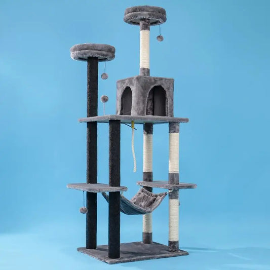 Chat escalade arbre à chat - Un espace de jeu vertical amusant pour votre chat
