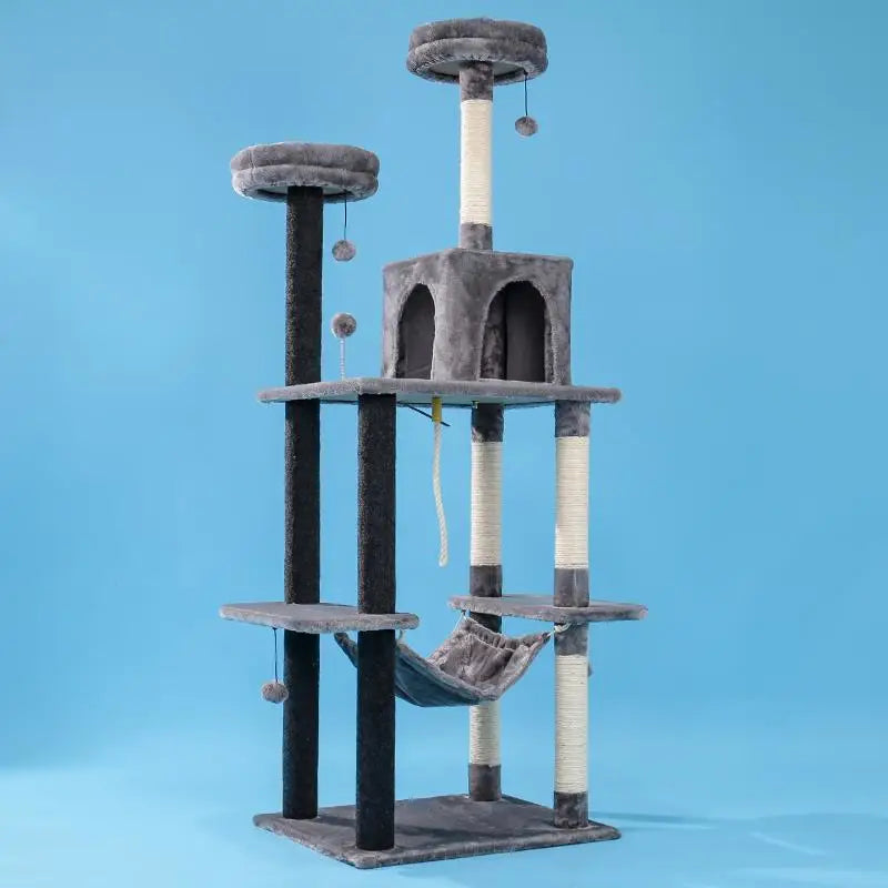 Chat escalade arbre à chat - Un espace de jeu vertical amusant pour votre chat