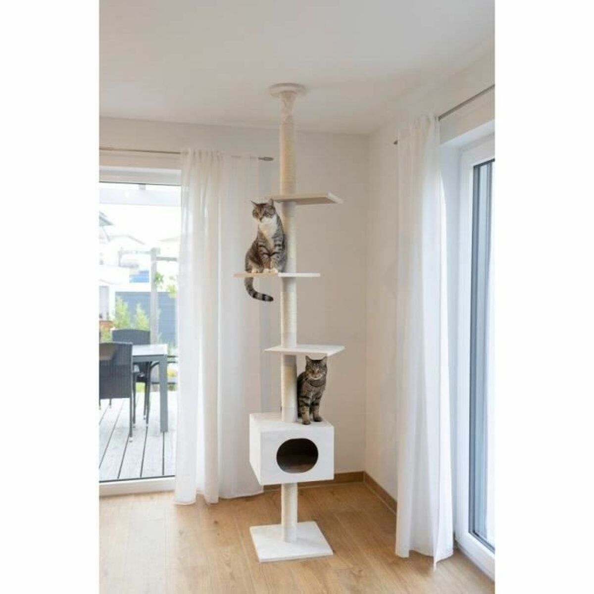 Arbre à Chat Plafond Blanc – vue 4