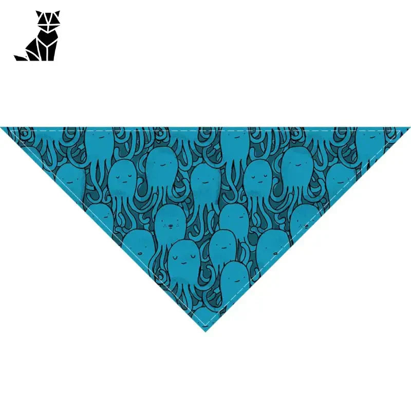 Bandana pour berger australien avec motifs de pieuvres - parfaits petits accessoires