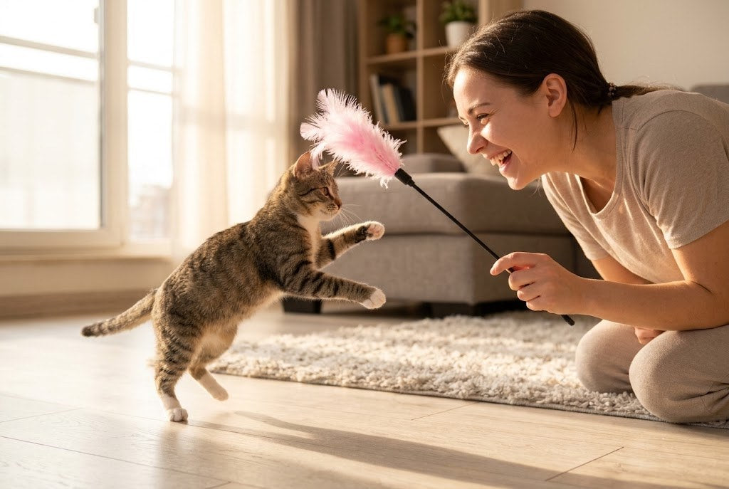 Un chat plus détendu, moins stressé, mieux dans ses pattes