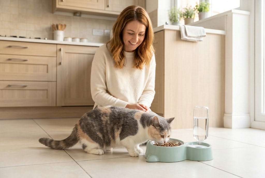Un repas qu'il prend avec plaisir, pas dans le stress