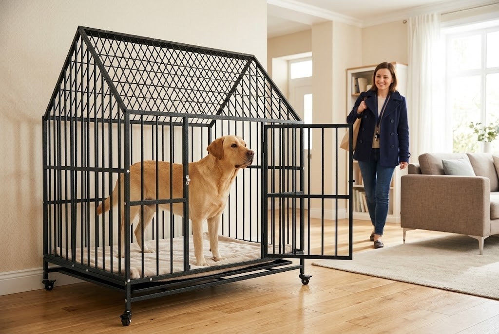 Une cage à la mesure d'un grand chien