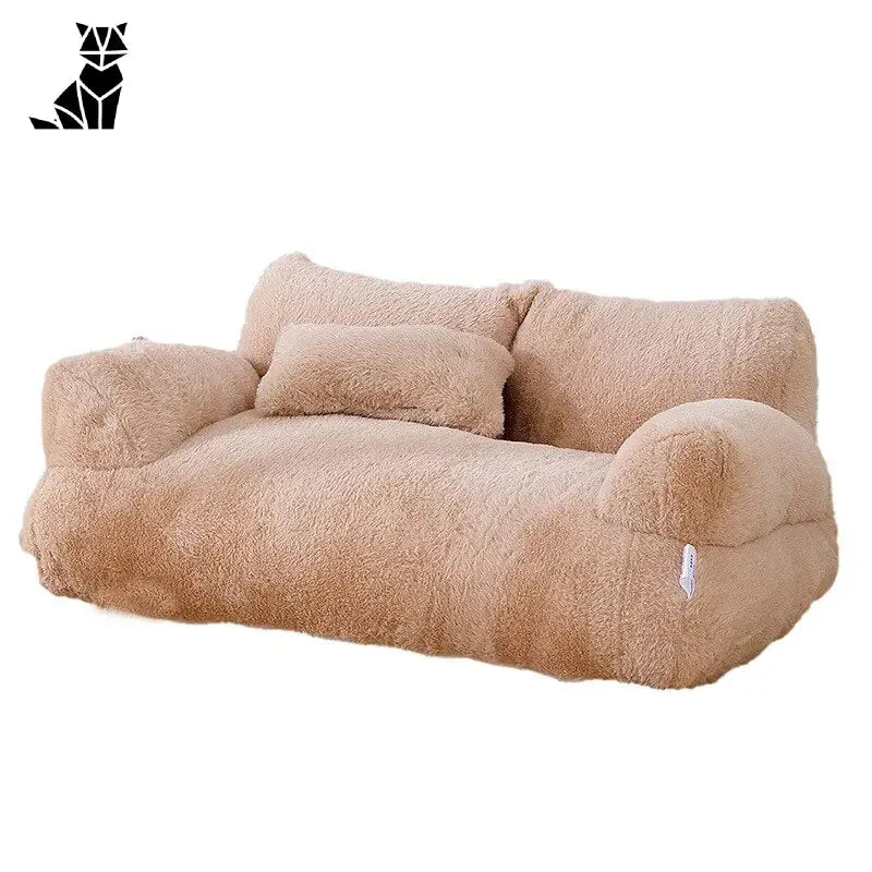 Luxueux Canapé pour chat avec oreiller en peluche pour le confort et la détente de votre animal de compagnie