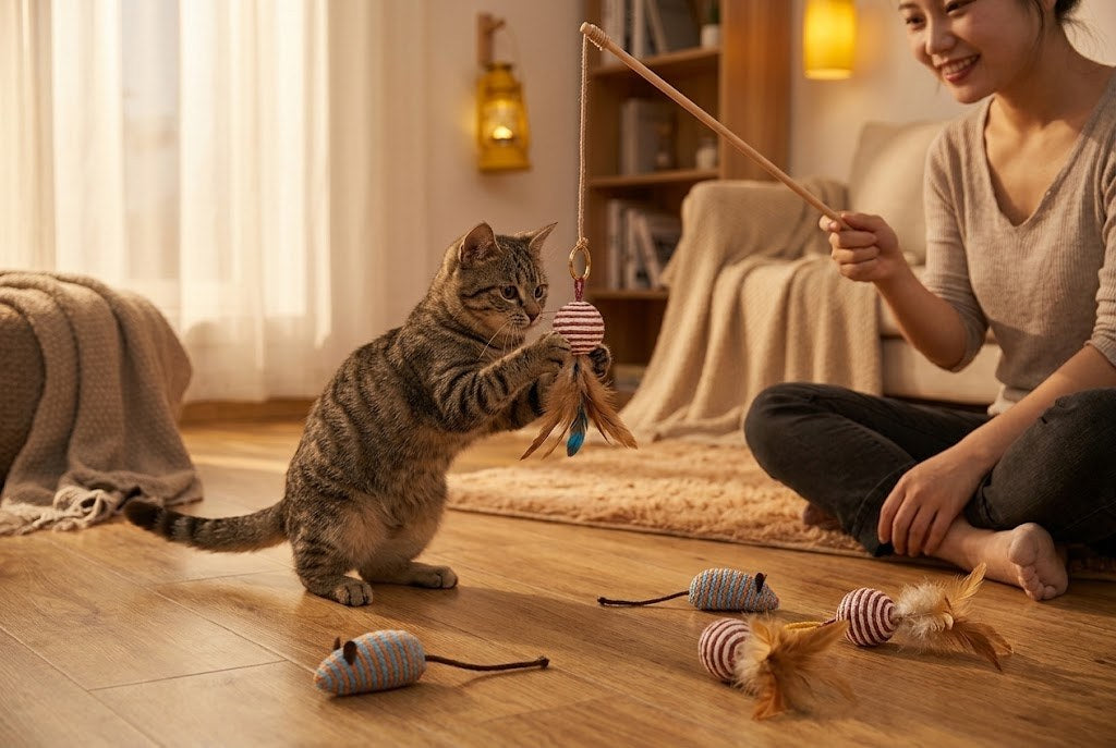 Un chat plus détendu, moins stressé, mieux dans ses pattes