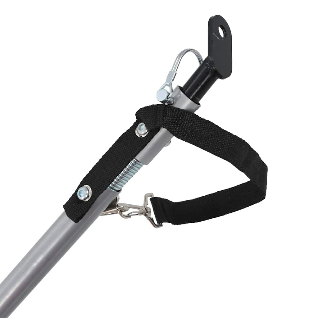 Carriole Vélo Chien Pliable en Tissu Oxford Rouge et Noir – vue 6