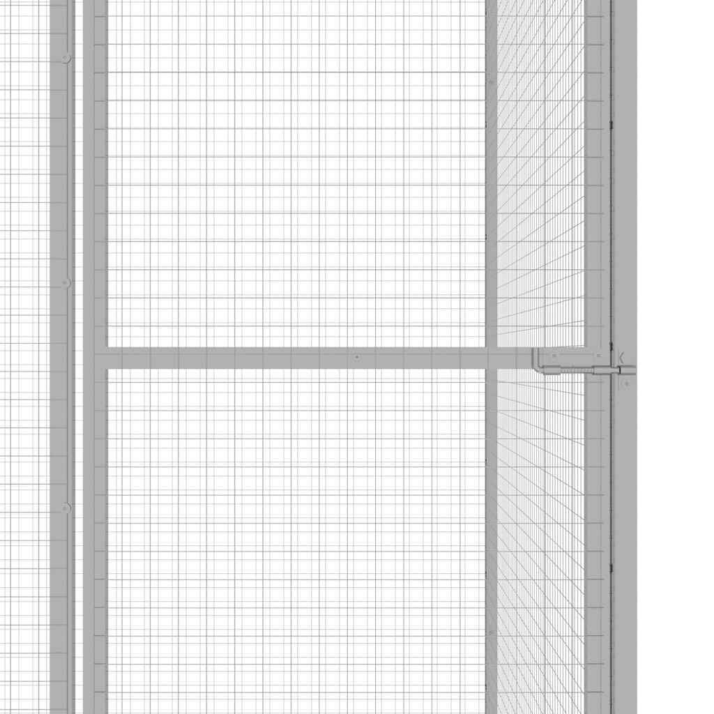 Catio pour Chat 3 x 1,5 x 1,5 m en Acier Galvanisé – vue 4