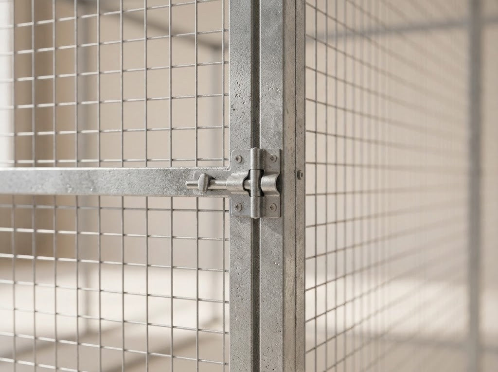 Catio pour Chat 3 x 1,5 x 1,5 m en Acier Galvanisé – détail des finitions