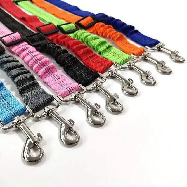 Ceinture De Sécurité Pour Chiens en Nylon Élastique