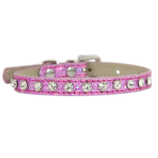 Collier en strass pour chat Transparent Background