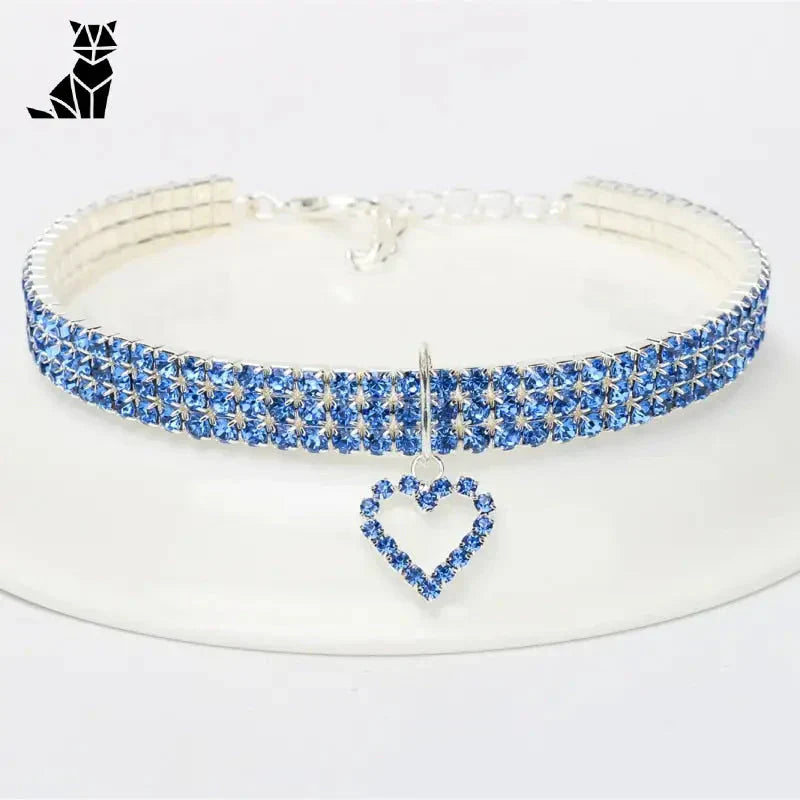 Collier pour chat avec diamants