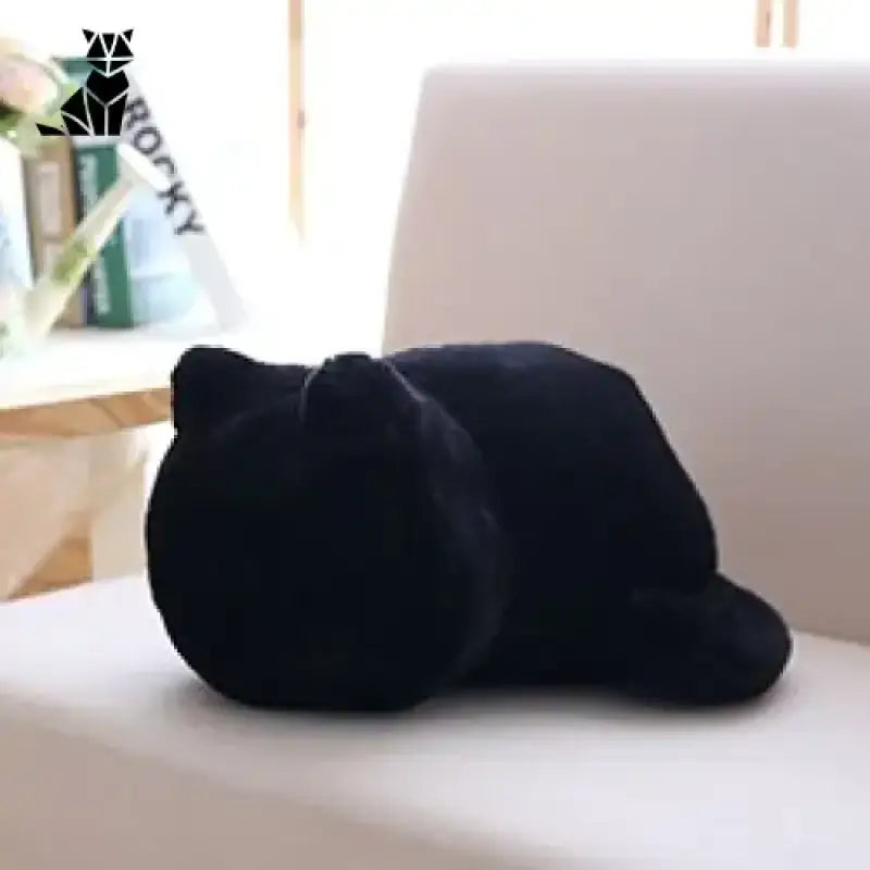 Coussin Chat Silhouette: Une Touche Déco Féline Pour Votre Intérieur - Noir