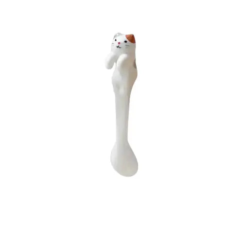 Cuillère Chat Mignon Pour Des Matins Grognons Pleins De Joie - Chat Mignon Transparent Background