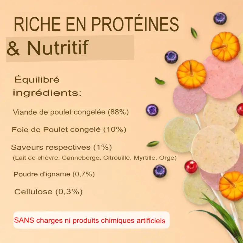 Friandise Chat Lollipop Saine et Gourmande