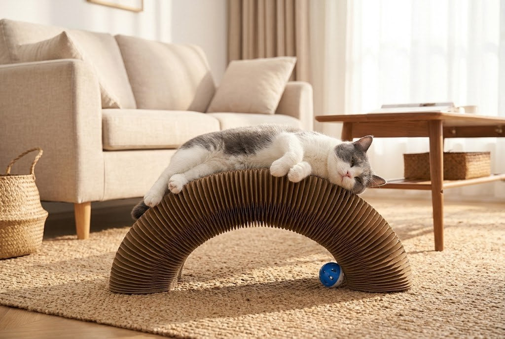 Un chat plus détendu, moins stressé, mieux dans ses pattes