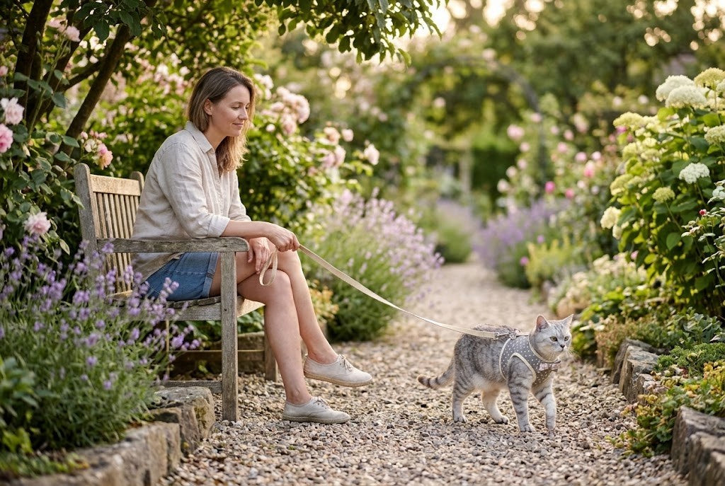 Même les chats les plus craintifs s'y habituent