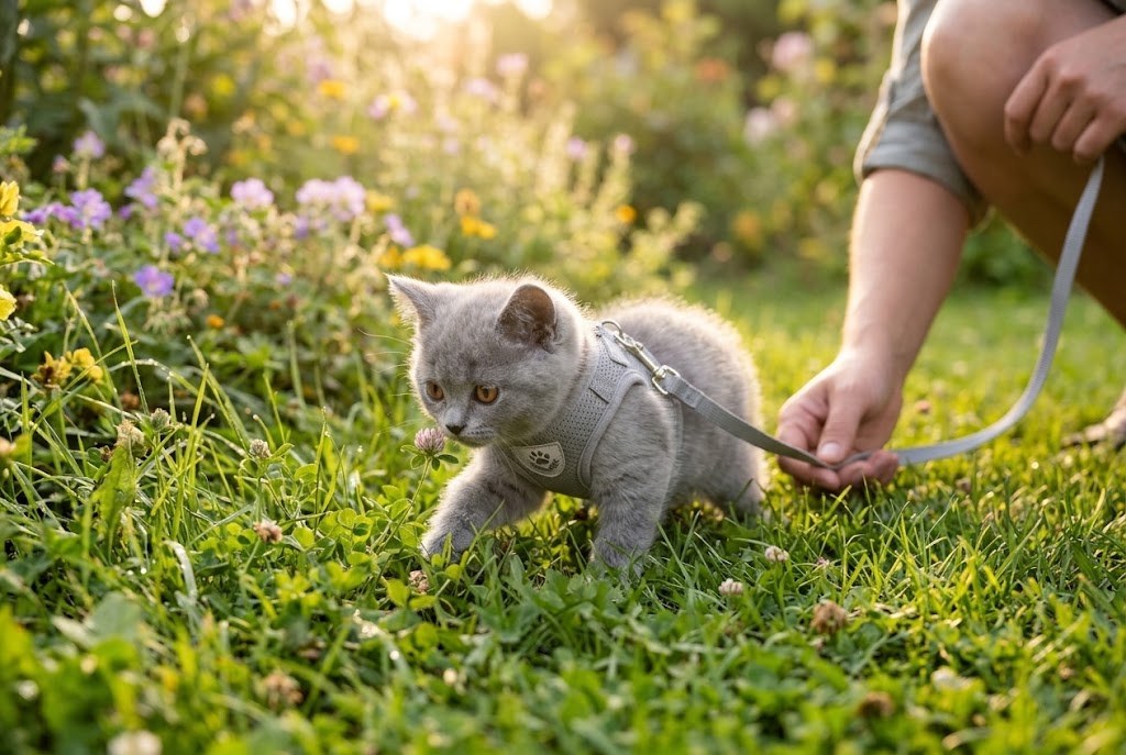 Même les chats les plus craintifs s'y habituent