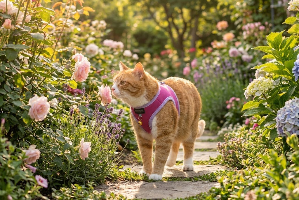 Même les chats les plus craintifs s'y habituent