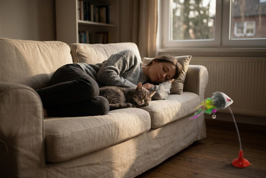 Un chat plus détendu, moins stressé, mieux dans ses pattes
