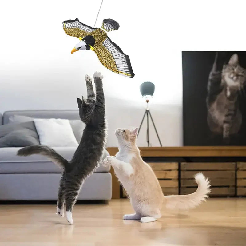 Oiseau interactif qui captivera votre chat