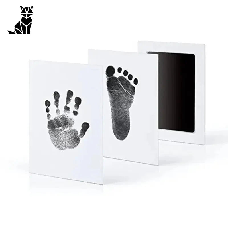 Kit Empreinte Parfaite : Empreinte de main de bébé Souvenir, Empreinte Parfaite en boîte blanche
