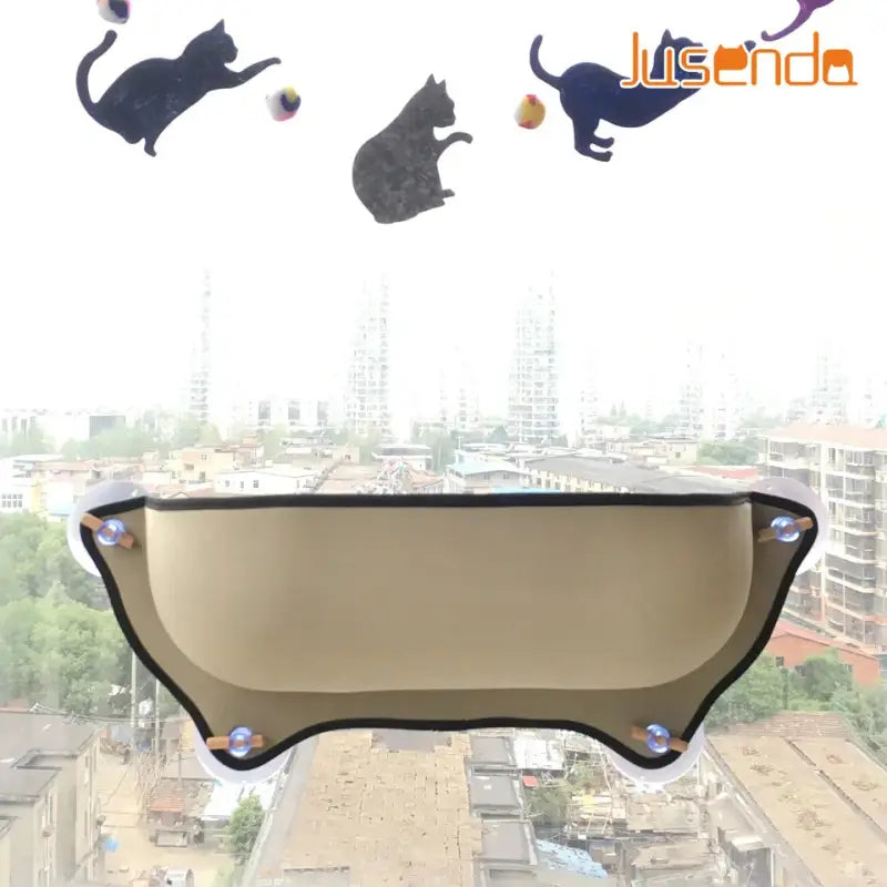 Lit Chat Fenêtre Suspendu Hamac Ventouse