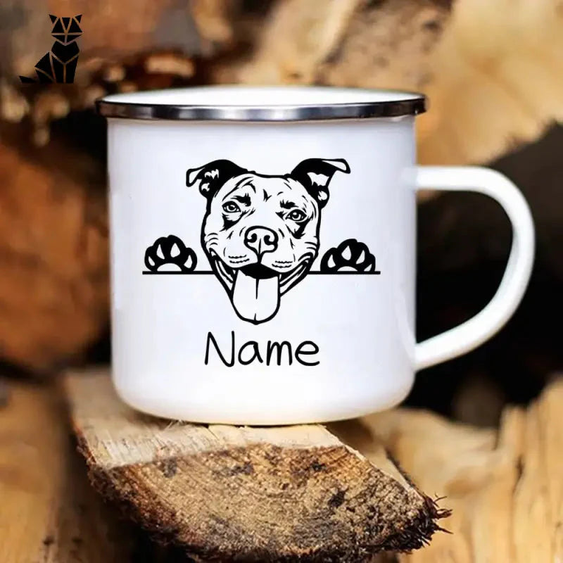 Mug personnalisé pit dog - Mug personnalisé unique pour les amoureux des animaux - thèmes animaliers personnalisables