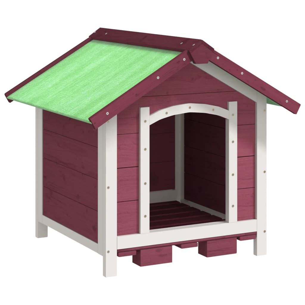 Niche Petit Chien en Bois 65 x 65 x 61,5 cm Coloris Moka – vue 2