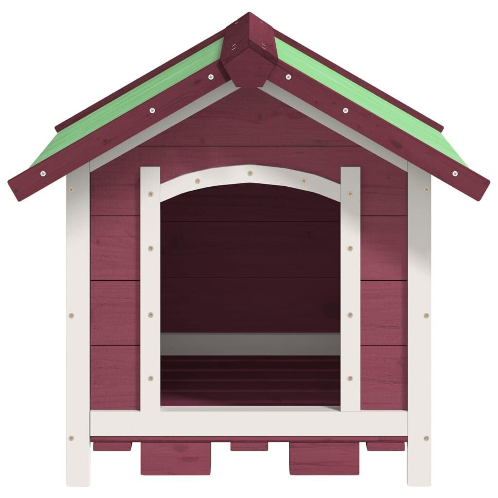 Niche Petit Chien en Bois 65 x 65 x 61,5 cm Coloris Moka – vue 3