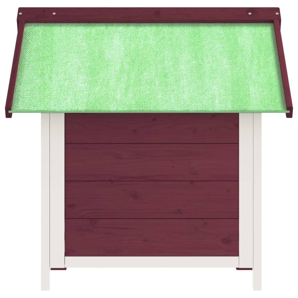 Niche Petit Chien en Bois 65 x 65 x 61,5 cm Coloris Moka – vue 5