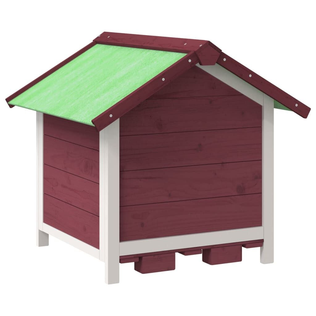 Niche Petit Chien en Bois 65 x 65 x 61,5 cm Coloris Moka – vue 6