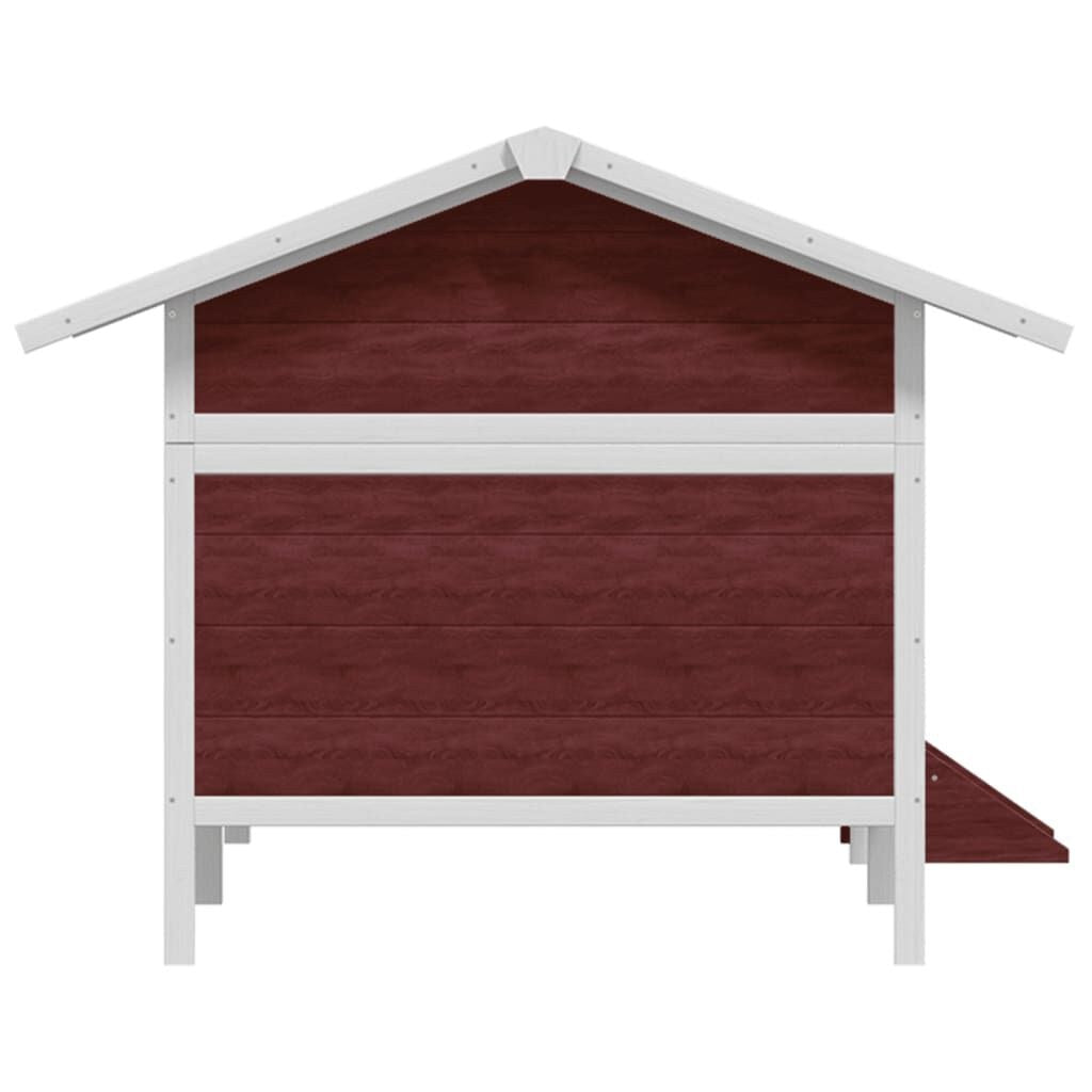 Niche pour Chien avec Terrasse et Marches 159 x 120 x 88,5 cm Pin Massif – vue 5