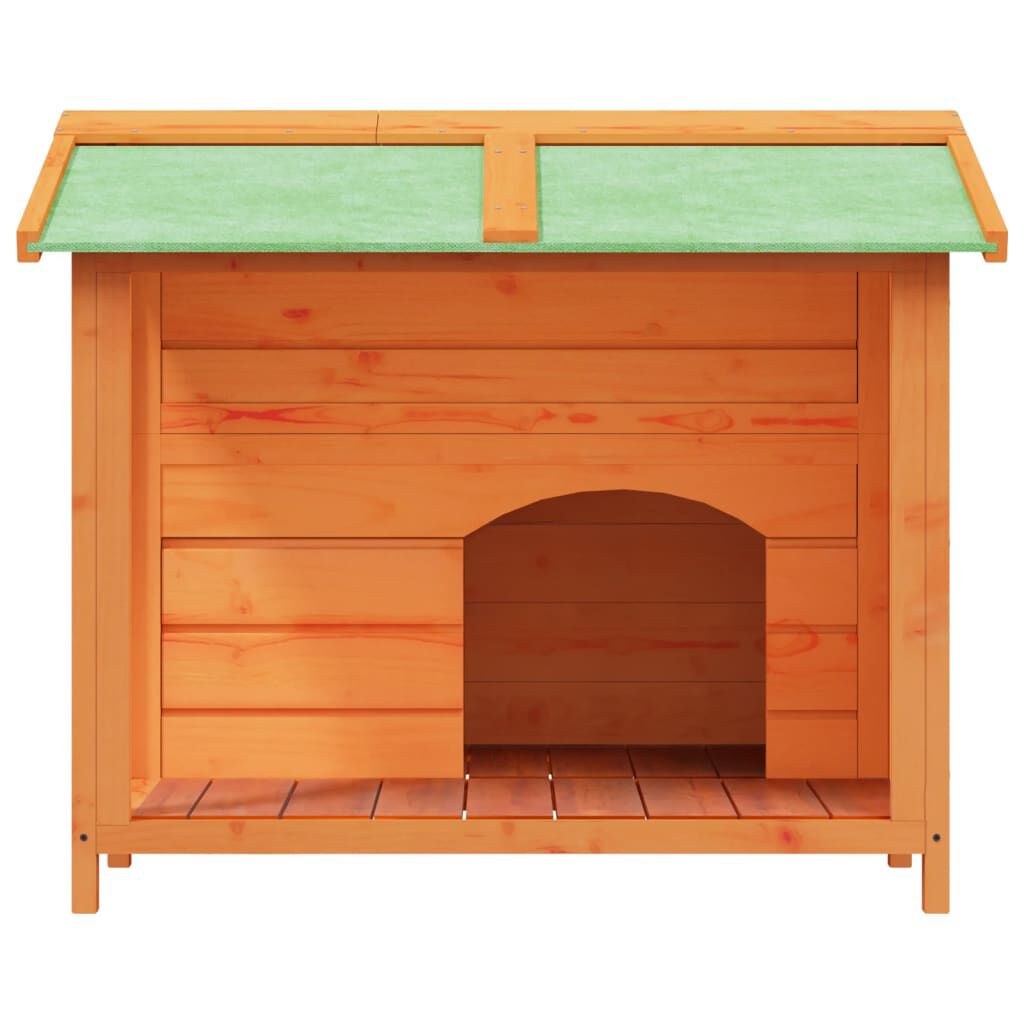 Niche pour Chien Extérieur avec Auvent 96 x 87 x 80,5 cm Pin Massif – vue 3