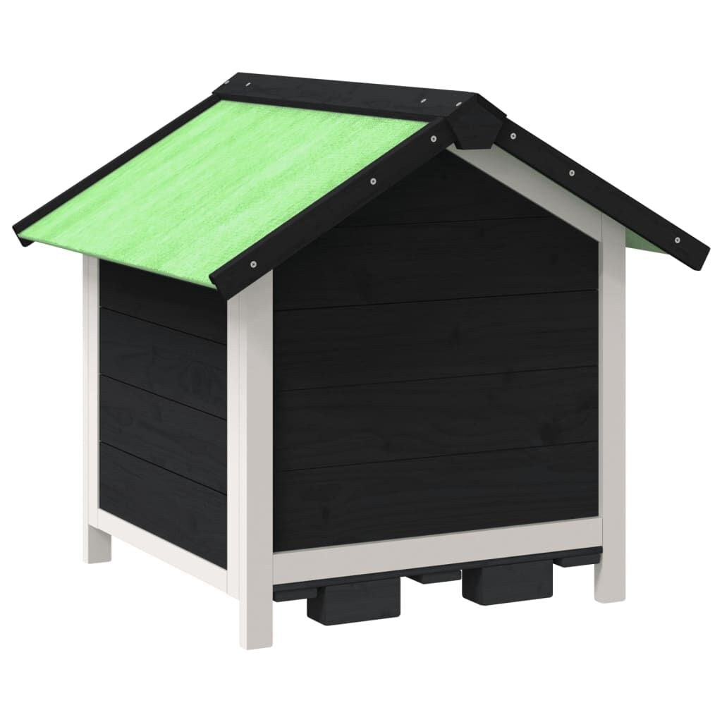 Niche pour Petit Chien en Bois 65 x 65 x 61,5 cm Gris – vue 5
