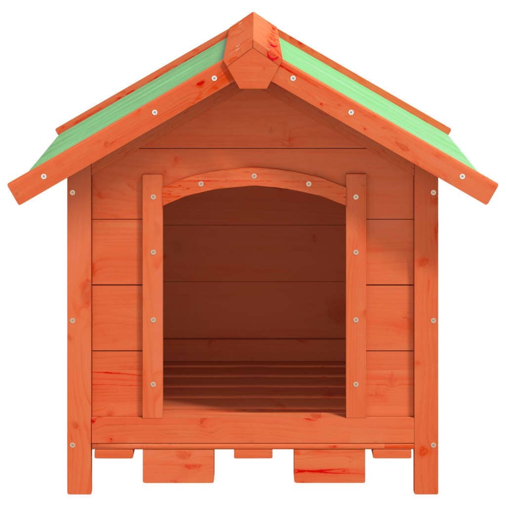 Niche pour Yorkshire et Petites Races 65 x 65 x 61,5 cm Pin Massif Marron – vue 3