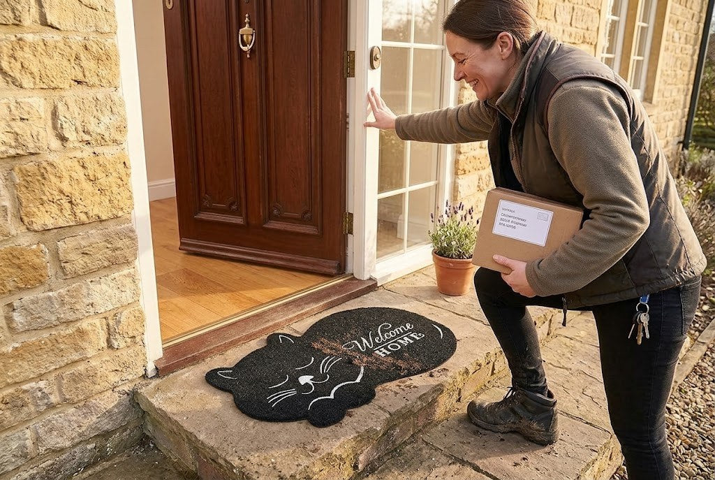 Le sourire de celui qui trouve la pièce parfaite pour son intérieur