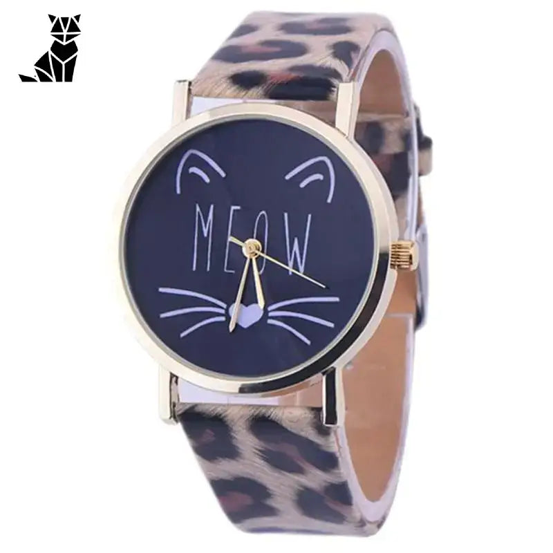 Petite Montre Chat: élégance Et Charme Pour Votre Poignet! Safari