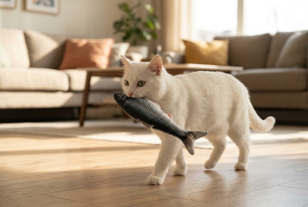 Un chat plus détendu, moins stressé, mieux dans ses pattes