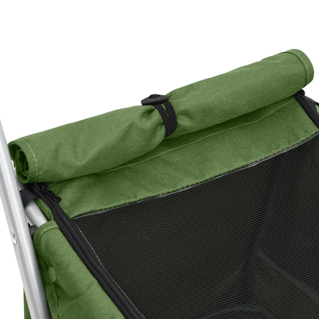 Poussette Chien Pliable jusqu'à 15 kg 100 x 49 x 96 cm Verte – vue 6