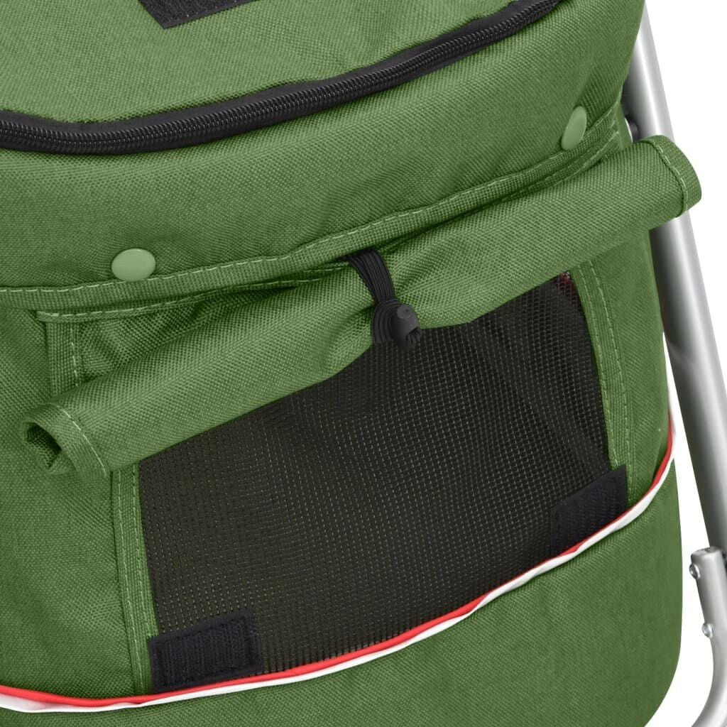 Poussette Chien Pliable jusqu'à 15 kg 100 x 49 x 96 cm Verte – vue 7