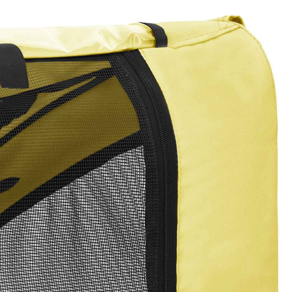Remorque Vélo Grand Chien jusqu'à 40 kg Jaune et Noir – vue 6
