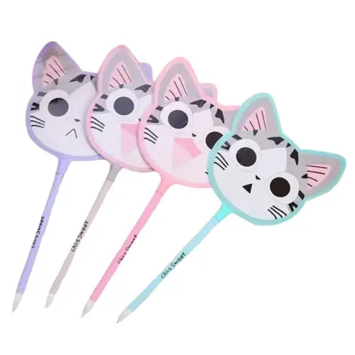 Stylos Chat à Paillettes L’accessoire Espiègle Pour Votre Trousse! Transparent Background