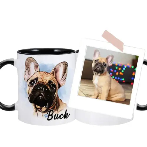Touche personnelle votre animal : Cadeau unique - Mug personnalisé avec photo Transparent Background