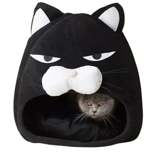 Tente pour chat à motif d’ours : motif unique et conception douillette Transparent Background