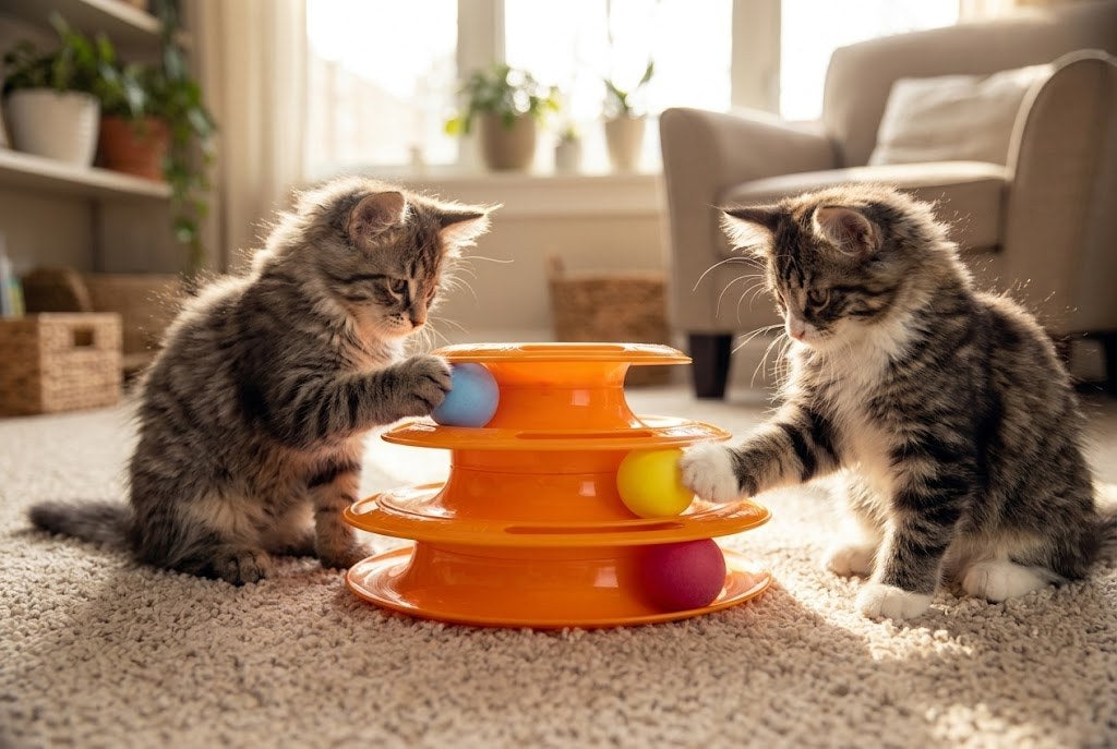 Un chat plus détendu, moins stressé, mieux dans ses pattes
